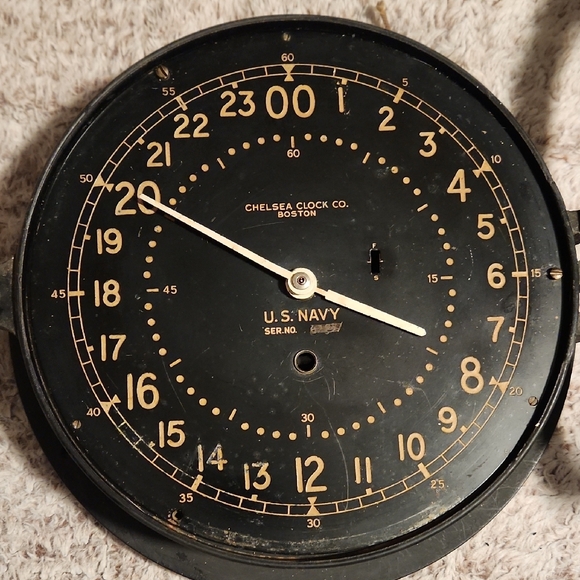 Chelsea Clock Co. U.S. Navy Wall Clock - Picture 3 of 8